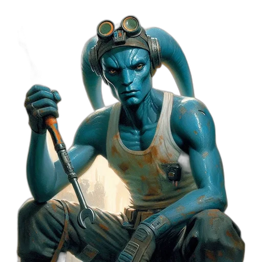 staff, mask, robot, weapon transparent PNG cut-out