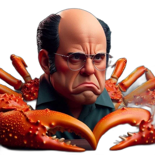 food, creature, face, crown transparent PNG cut-out