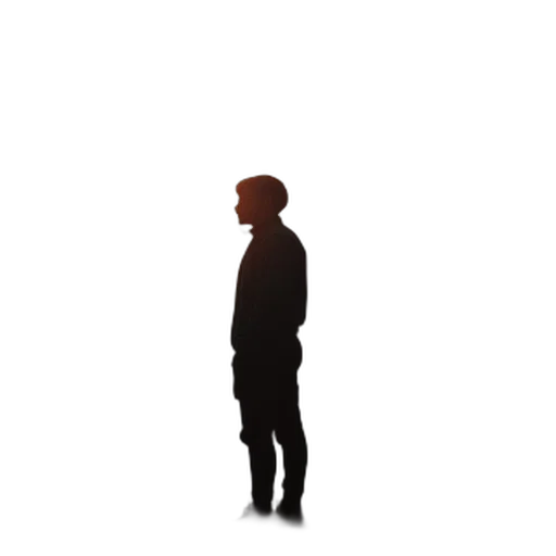 jacket, staff, face, robot transparent PNG cut-out