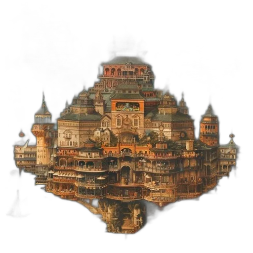 crown, building, jewelry, staff transparent PNG cut-out