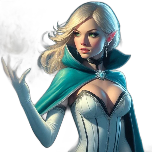 fantasy art, comic book art, concept art, photorealistic transparent PNG cut-out