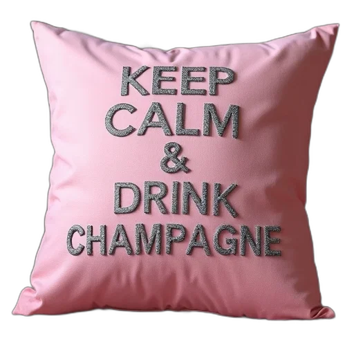 pink, cushion, glittery, texture transparent PNG cut-out