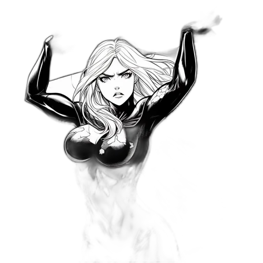 comic book art, concept art, fantasy art, cartoon transparent PNG cut-out