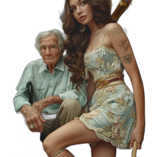 dress, jewelry, photorealistic, fantasy art transparent PNG cut-out