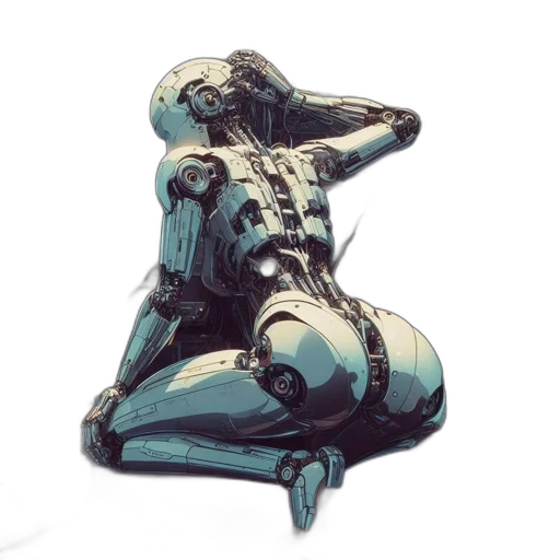 robot, weapon, dress, concept art transparent PNG cut-out