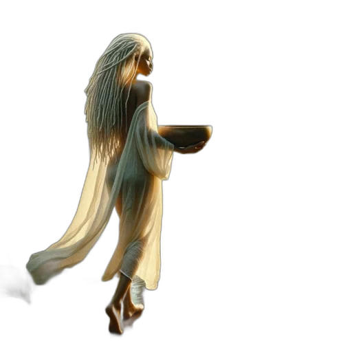 hair, creature, staff, animal transparent PNG cut-out