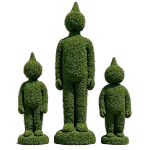 tree, crown, 3d render, concept art transparent PNG cut-out