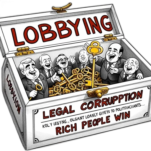political, cartoon, features, lobbying transparent PNG cut-out