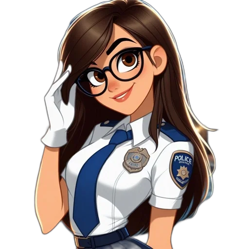 staff, face, dress, cartoon transparent PNG cut-out