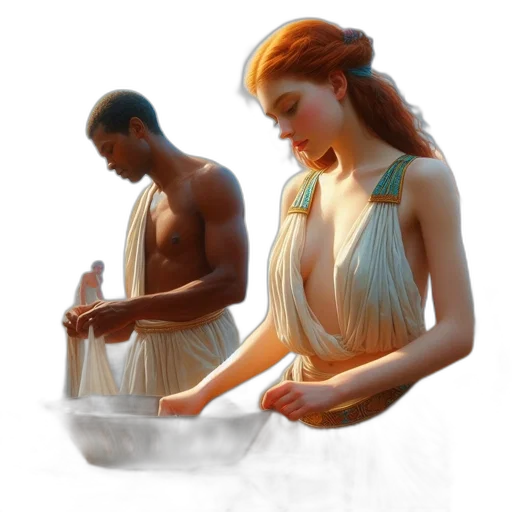 jewelry, concept art, photorealistic, oil painting transparent PNG cut-out
