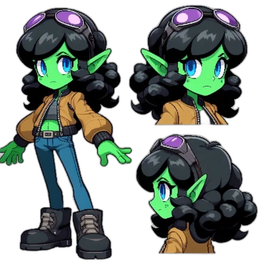 concept art, pixel art, cartoon, 3d render transparent PNG cut-out