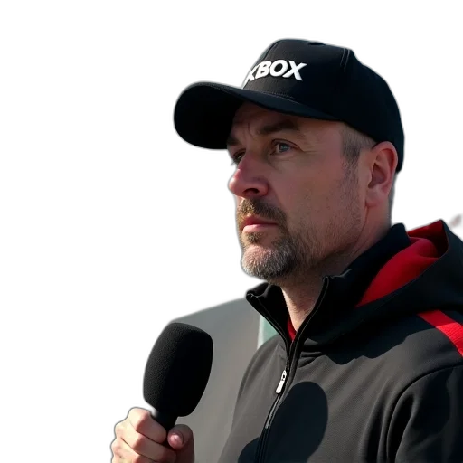 jacket, hat, staff, split-screen transparent PNG cut-out