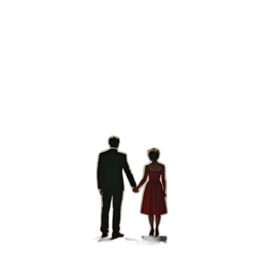 dress, robot, umbrella, pixel art transparent PNG cut-out