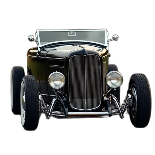 car, photorealistic, 3d render, 1932 transparent PNG cut-out