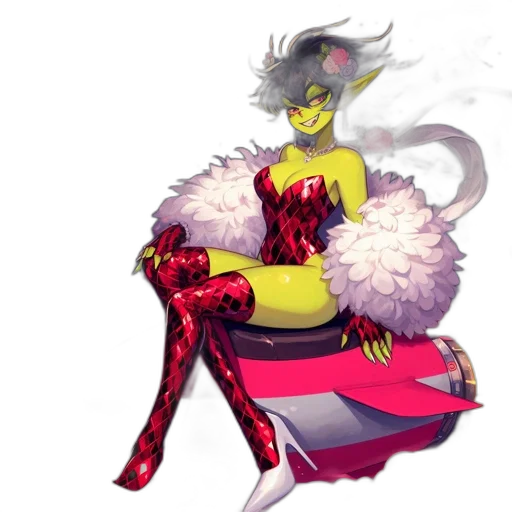 dress, staff, jacket, crown transparent PNG cut-out