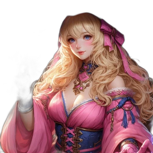 dress, fantasy art, concept art, anime transparent PNG cut-out