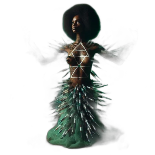 dress, hair, jewelry, creature transparent PNG cut-out