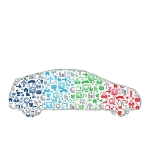 car, shoes, robot, bottle transparent PNG cut-out