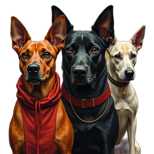 animal, photorealistic, oil painting, concept art transparent PNG cut-out