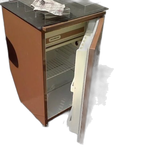 furniture, 3d render, open, brown transparent PNG cut-out