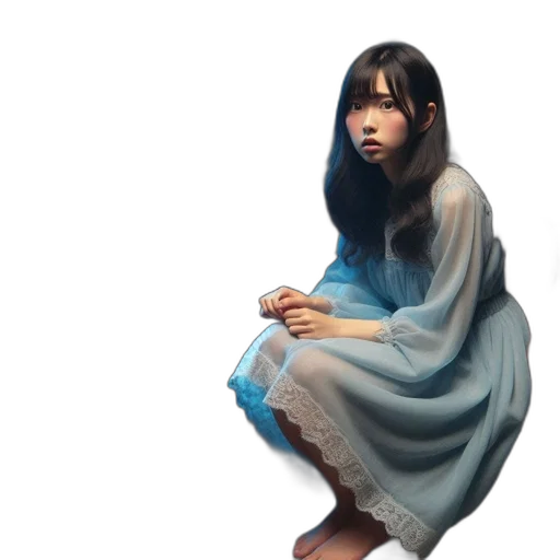 dress, creature, face, robot transparent PNG cut-out