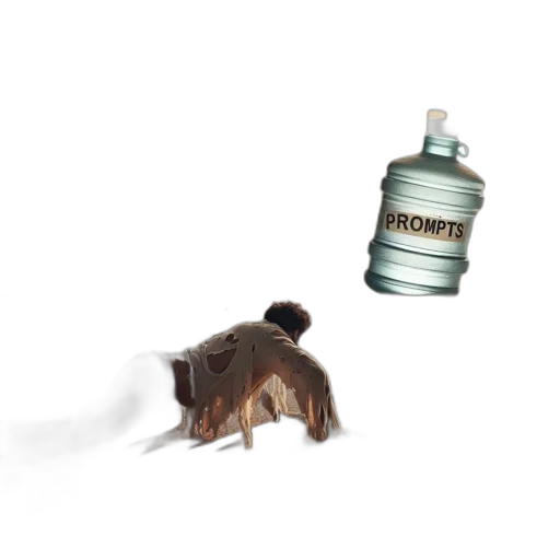 bottle, animal, creature, hair transparent PNG cut-out