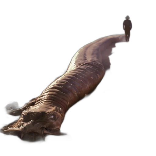 animal, creature, dragon, staff transparent PNG cut-out