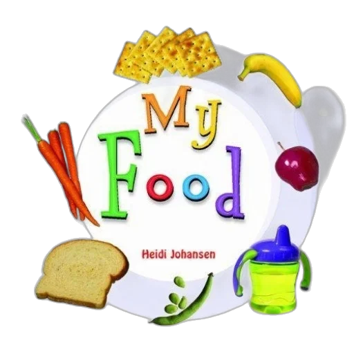 food, colorful, book, cover transparent PNG cut-out