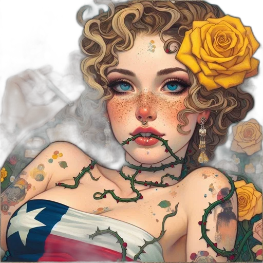 dress, fantasy art, comic book art, concept art transparent PNG cut-out