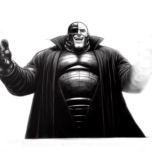 mask, comic book art, concept art, fantasy art transparent PNG cut-out
