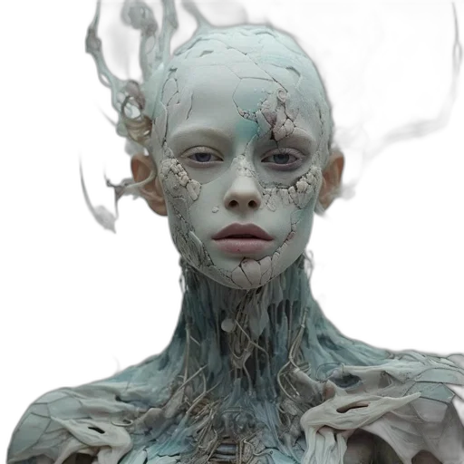 face, robot, mask, creature transparent PNG cut-out