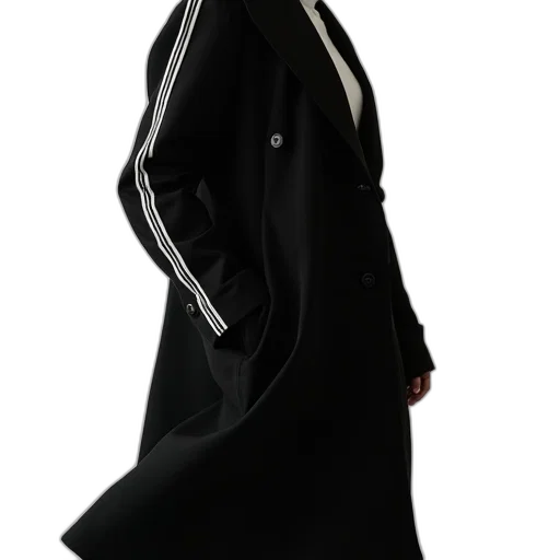 jacket, dress, staff, 3d render transparent PNG cut-out