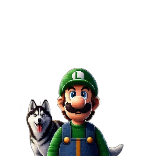 animal, creature, hat, staff transparent PNG cut-out