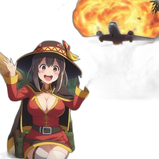 weapon, dragon, hat, staff transparent PNG cut-out