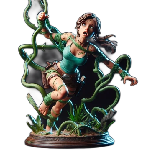 concept art, comic book art, fantasy art, detailed transparent PNG cut-out