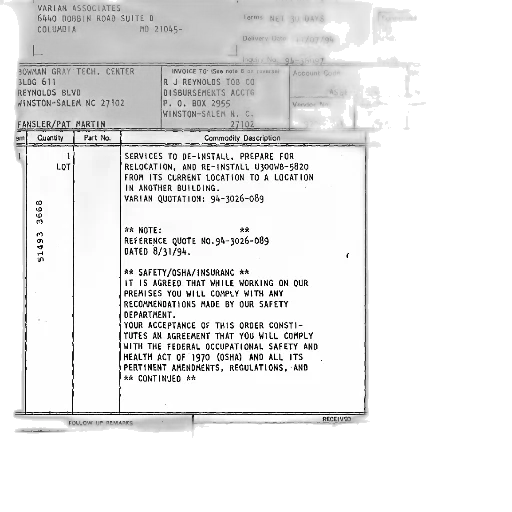 document, varian, associates, dated transparent PNG cut-out