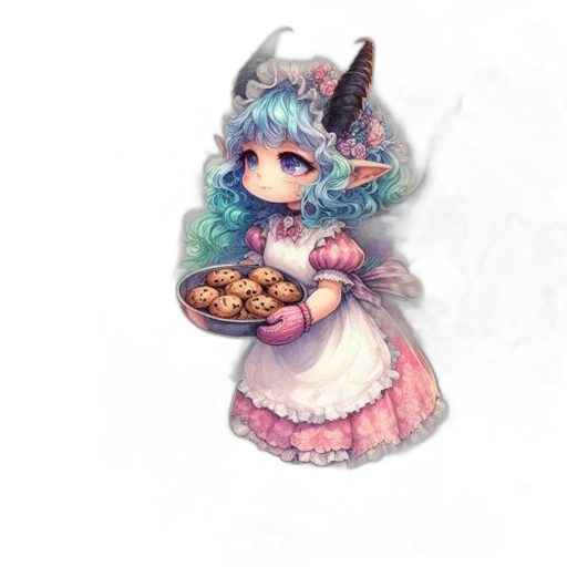 food, dragon, staff, dress transparent PNG cut-out