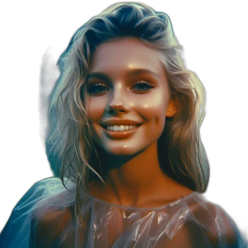 face, hair, jewelry, dress transparent PNG cut-out