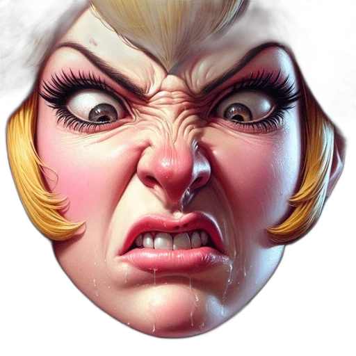 face, mask, concept art, 3d render transparent PNG cut-out