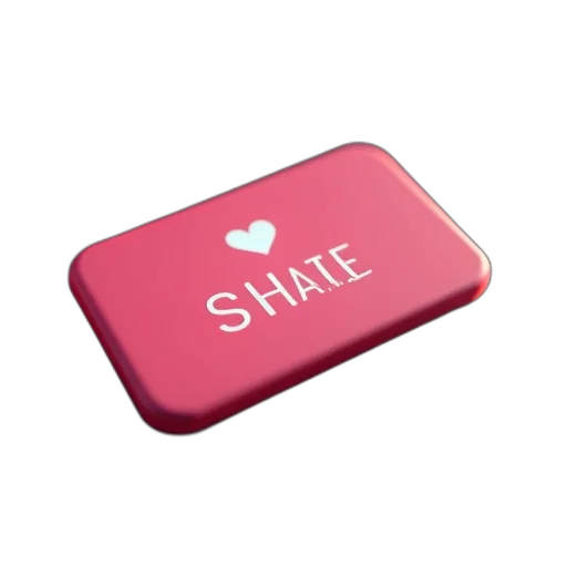 social, share, button, displayed transparent PNG cut-out