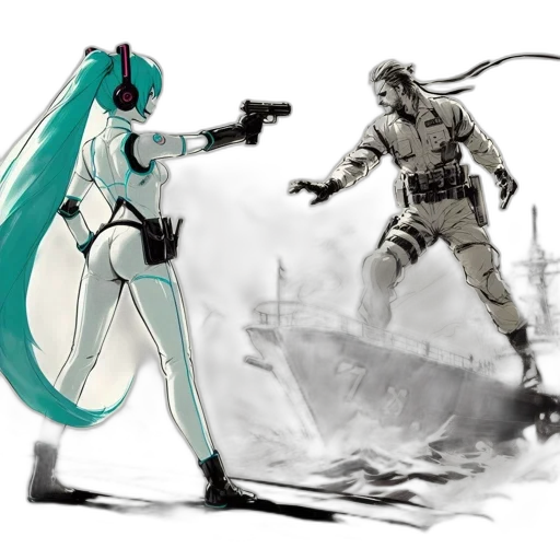 weapon, robot, concept art, comic book art transparent PNG cut-out