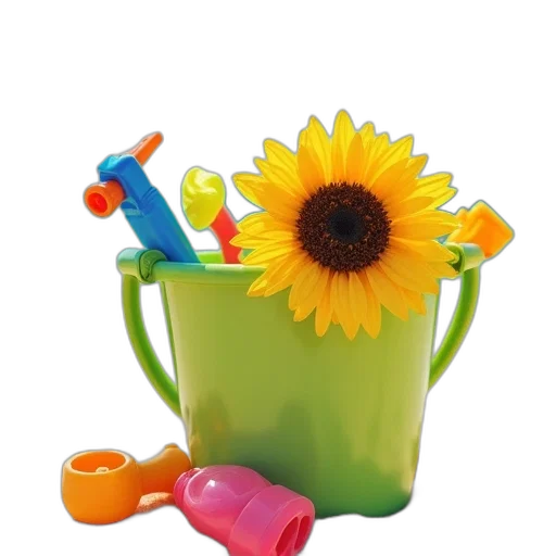staff, flower, crown, weapon transparent PNG cut-out