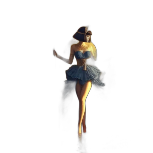 dress, hat, crown, robot transparent PNG cut-out