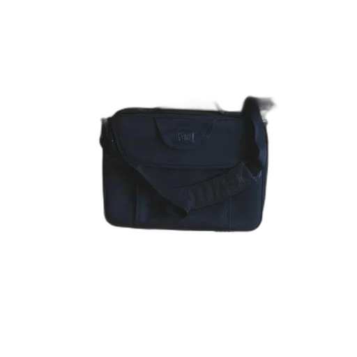 jacket, hat, laptop, bag transparent PNG cut-out