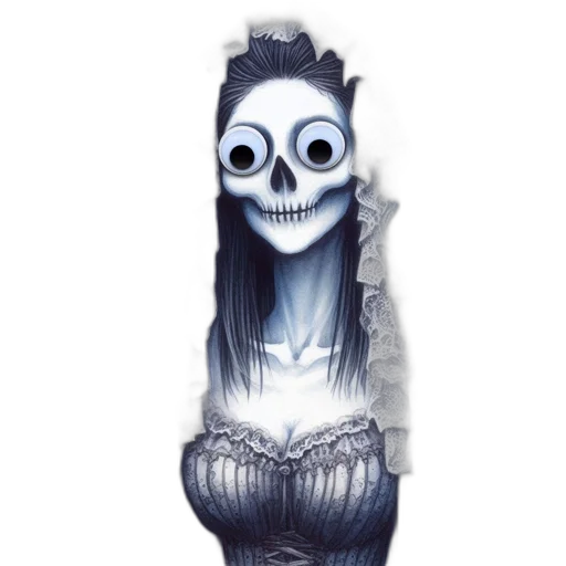 dress, mask, creature, face transparent PNG cut-out