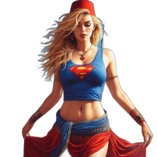 comic book art, fantasy art, concept art, oil painting transparent PNG cut-out