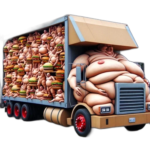 food, concept art, photorealistic, enormous transparent PNG cut-out