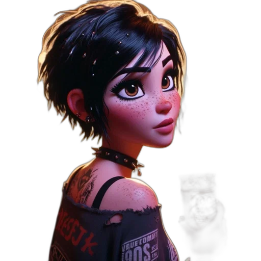 jewelry, face, robot, dress transparent PNG cut-out