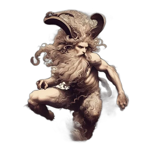 creature, dragon, hair, animal transparent PNG cut-out