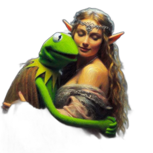 dragon, creature, face, staff transparent PNG cut-out